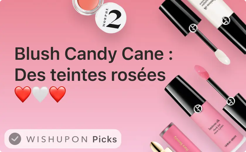 Blush Candy Cane - Des teintes festives et rosées