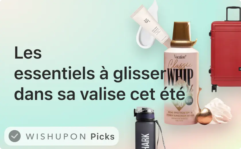 Essentiels de vacances dans sa valise cet été