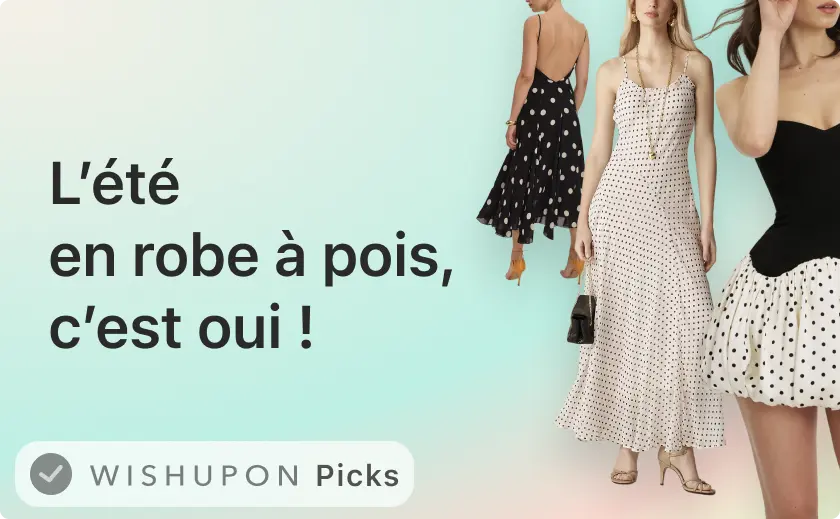 L’été en robe à pois, c’est oui 🖤🤍