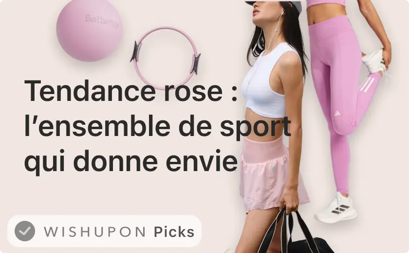 Tendance rose : l’ensemble de sport qui donne envie de bouger