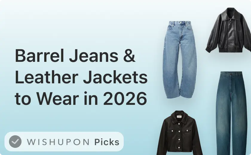 Barrel Jeans & Leather Jackets to Wear in 2026