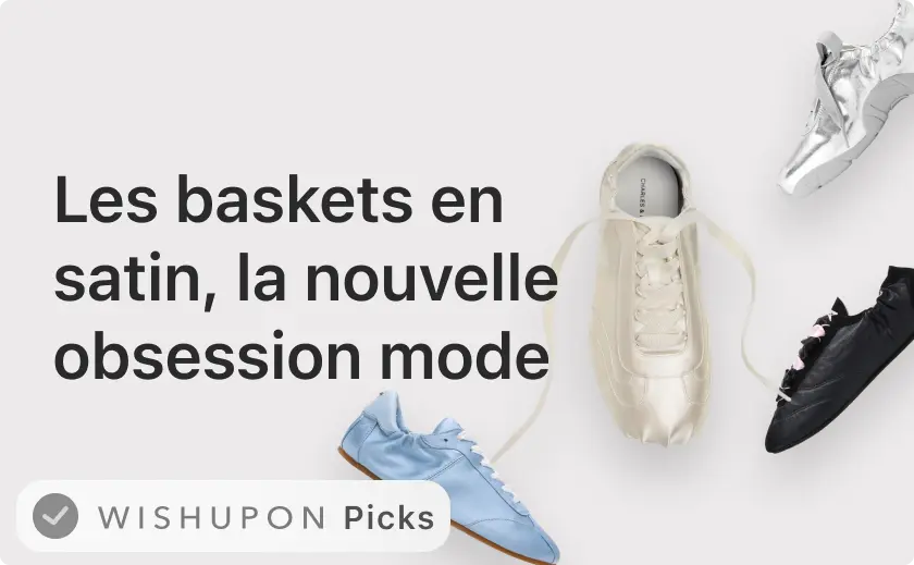 Les baskets en satin, la nouvelle obsession mode