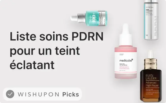 Liste soins PDRN pour un teint éclatant